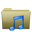 Brown Folder Music Icon 32x32 png